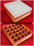 $1 Coin Tube Storage Box (Holds 25, Tubes Sold Separately) V2