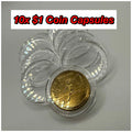 10x $1 ULTRA Lighthouse Coin Capsules