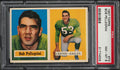 1957 Topps FB Card # 73 Bob Pellegrini Philadelphia Eagles HOF PSA 8 NM-MT (MGD2)