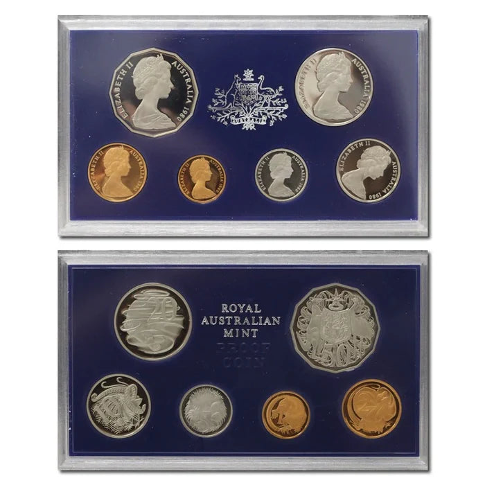 1980 RAM Proof 6x Coin Set - Mintage: 68,000