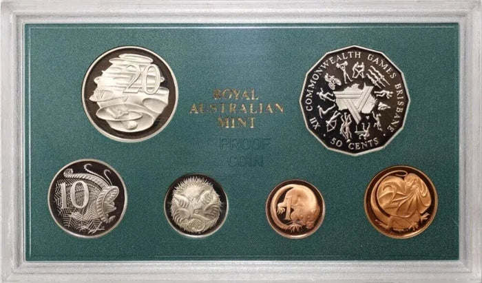 1982 RAM Proof 6x (Commonwealth Games) Coin Set - Mintage: 100,000