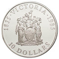 1985 $10 1.2oz Silver Proof Victoria 150 Years