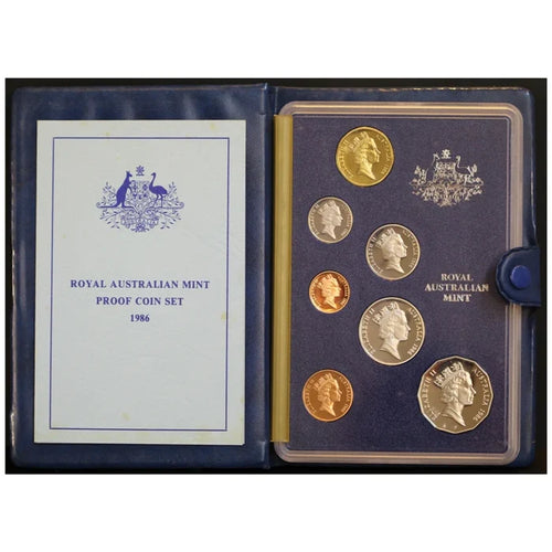 1987 RAM Proof 7x Coin Set - Mintage: 69,684