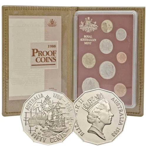 1988 RAM Proof 7x Coin Set - Mintage: 101,518