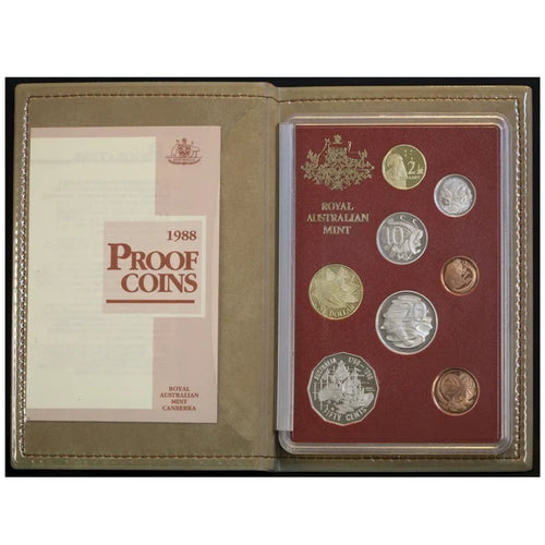 1988 RAM Proof 7x Coin Set - Mintage: 101,518