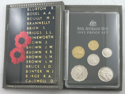 1995 RAM Proof 6x Coin Set