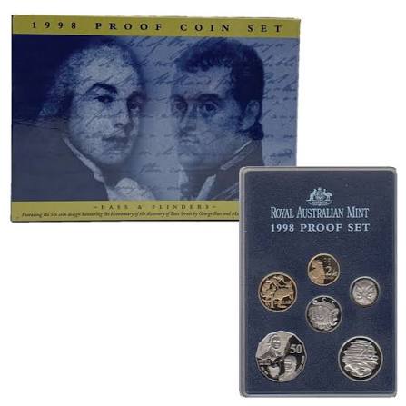 1998 RAM Proof 6x Coin Set - Mintage: 32,225