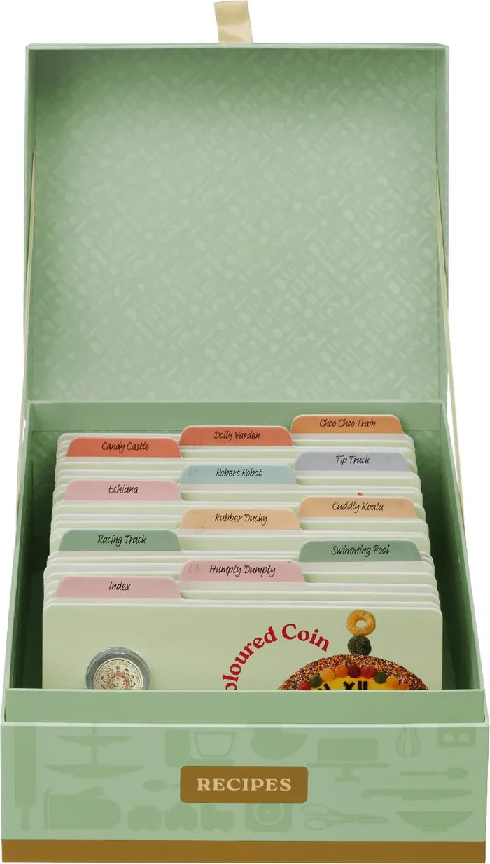 1x 2025 Women’s Weekly Premium 12-Coin Recipe Box Collection Including Choo-Choo & Carded Colored $2 Coin