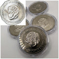 1x 50c UNC 1991 Rams Head 25 Decimal Anniversary Coin - In Lighthouse Capsule