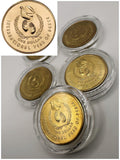 1x UNC $1 1986 International Year Of Peace Coin - In Lighthouse Capsule