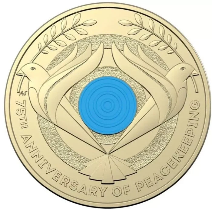 1x UNC 2022 75th Anniversary Of Peacekeeping $2 Coin - In Lighthouse Capsule