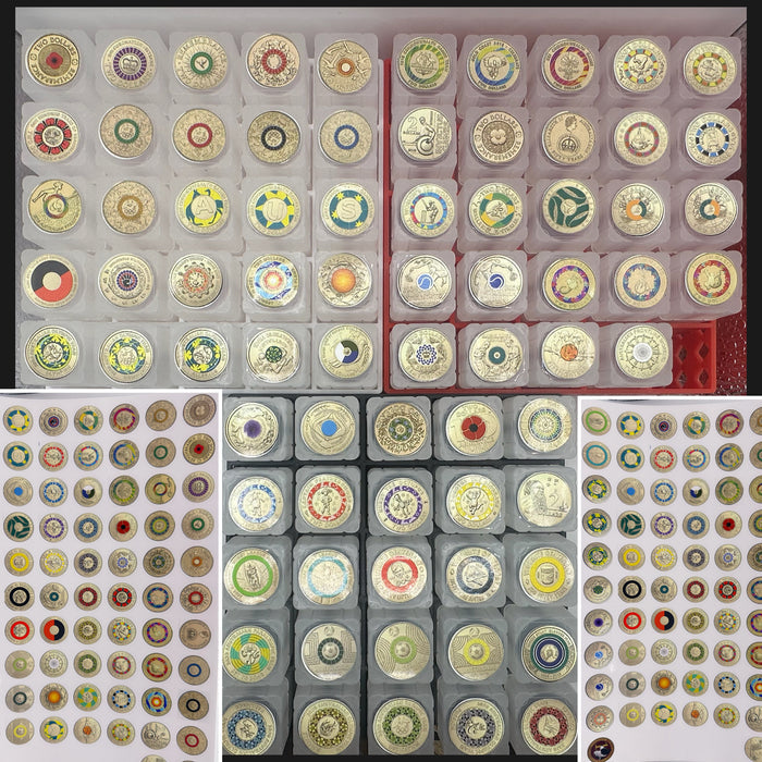 2$ Sticker Sheet - Includes All 81 Circulating Designs