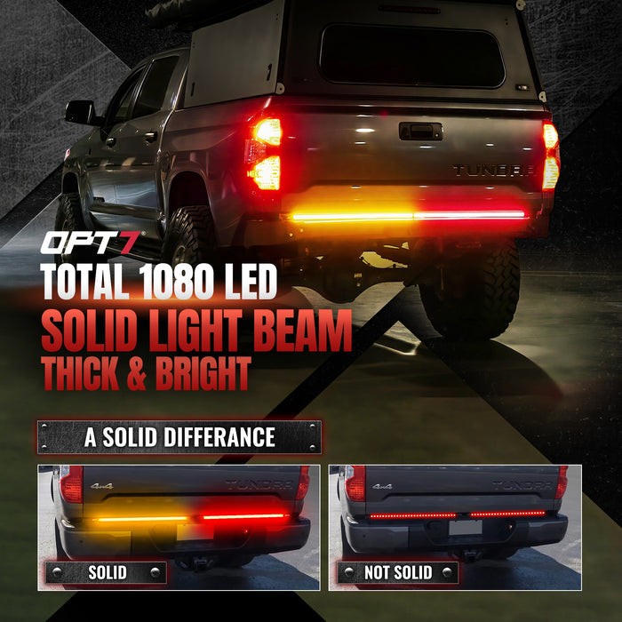 2007-2021 Toyota Tundra LED Tailgate Light Bar Bundle with No-Drill Magnets and Reverse Wire Harness