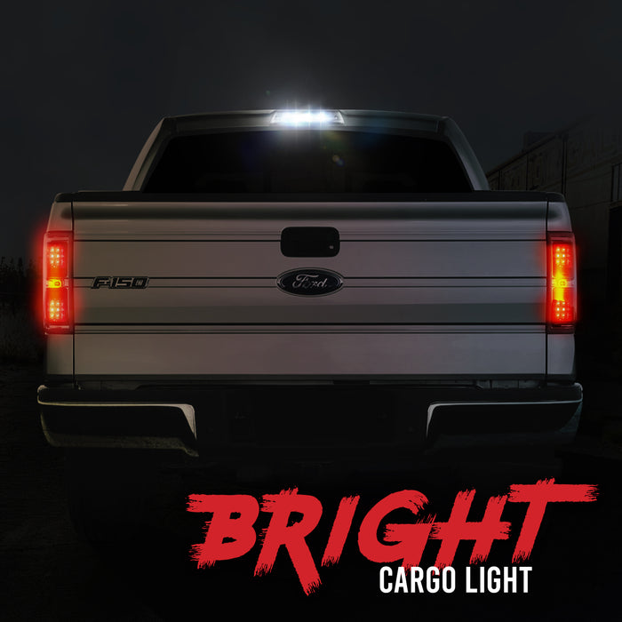2009-2014 Ford F150 LED 3rd Brake Light w-Smoked Housing Explorer Upgrade –Runner Series - Cree XM LED
