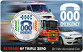 2011 50c Coloured 000 Emergency Carded Coin