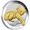 2012 1oz Australian Koala Gold Gilded - Mintage: 10,000