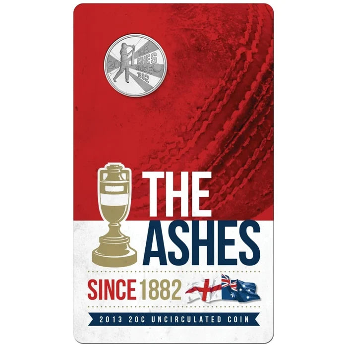 2013 20c The Ashes Carded Coin - Mintage: 19,695