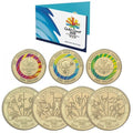 2018 $2 Gold Coast Games 7x UNC Coin Set