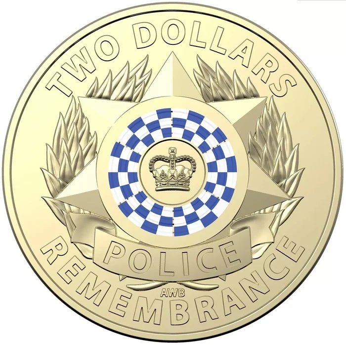 2019 Police $2 RAM ROLL - Includes Protective Tube & Sticker