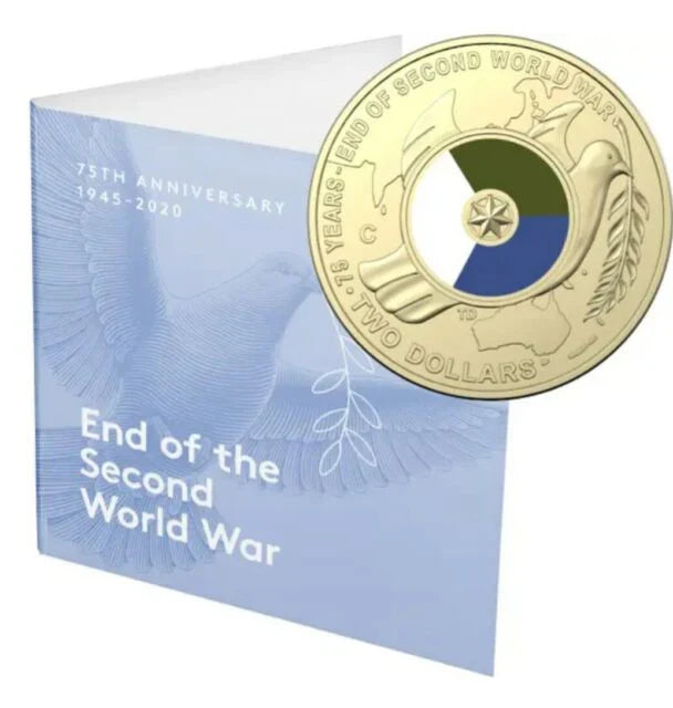 2020 $2 75 World War 2 (WW2) Dove ‘C’ Mintmark Coin