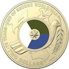 2020 $2 75th Anniversary End of World War 2 (WW2) RAM Roll - Includes Protective Tube & Sticker