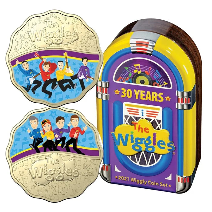 2021 30 Years Of The Wiggles Two-Coin Set