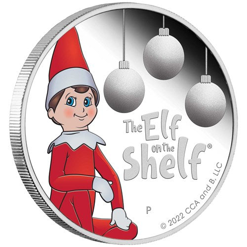 2022 1/2oz  Silver Elf On The Shelf Coin - Mintage: 2,000