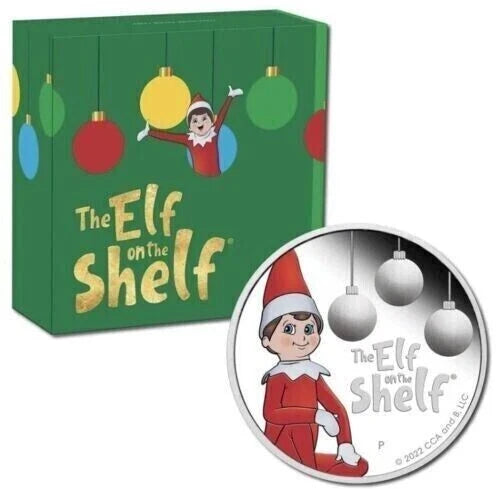 2022 1/2oz  Silver Elf On The Shelf Coin - Mintage: 2,000
