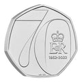 2022 50p The Platinum Jubilee Of Her Majesty The Queen 70 Years