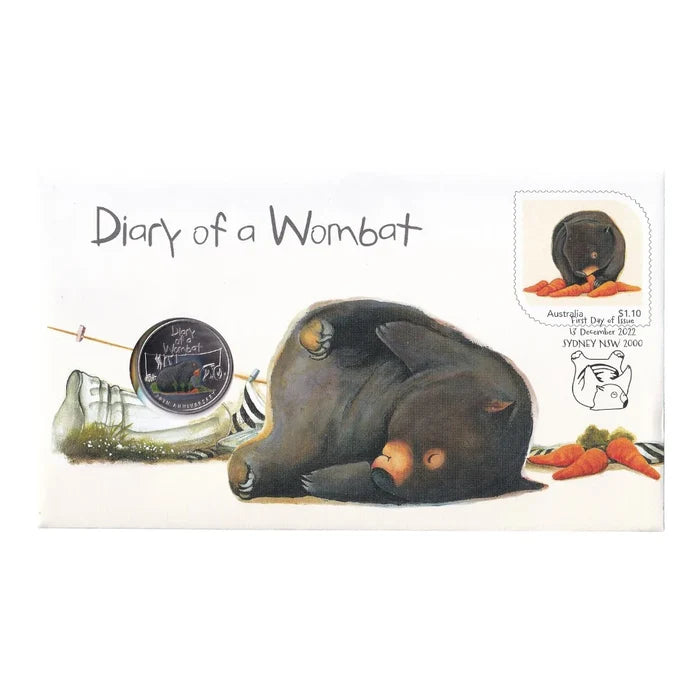 2022 Diary Of A Wombat PNC - Mintage: 7,500
