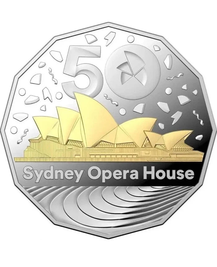 2023 18.24g 50c Silver 50th Anniversary Of The Sydney Opera House - Mintage: 5,000