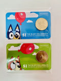 2024 Bluey & Bingo $1 UNC 2x Carded Coin Set