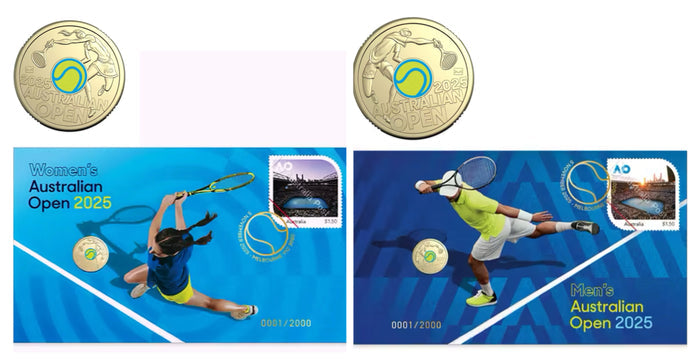 2025 $2 Australian Open FLURO Tennis PNC Pair (Men’s & Women’s)