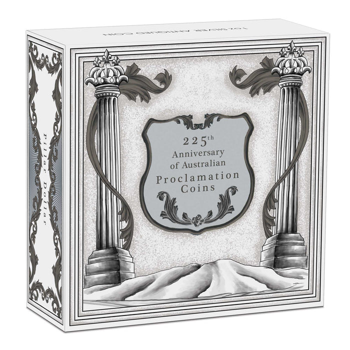 2025 225th Anniversary Of Australian Proclamation 1oz Silver Antiqued Coin - Mintage: 2,500