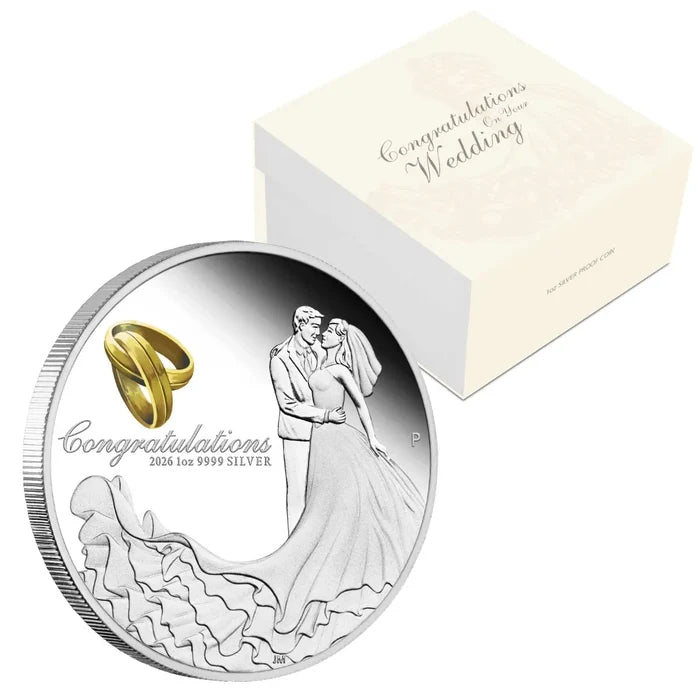 2026 1oz Congratulations On Your Wedding Silver Coin