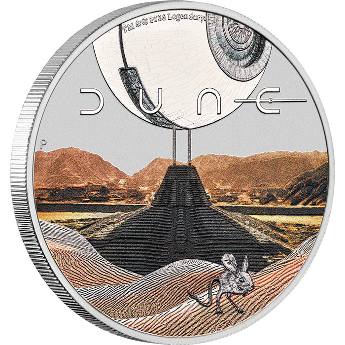 2026 1oz Dune Silver Coin - Mintage: 3,000