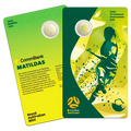 2026 $2 UNC Coloured Carded Matildas Coin