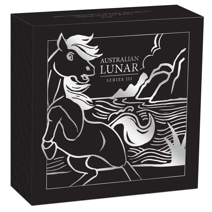 2026 Year Of The Horse 1oz Silver Proof Coloured Coin