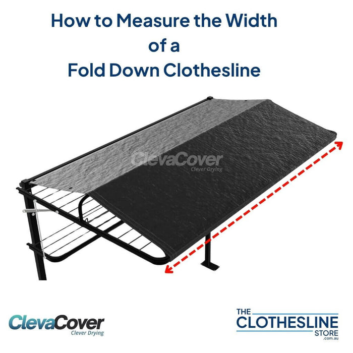 How to measure a ClevaCover for your clothesline.