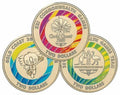 3x 2018 COMMONWEALTH GAMES COINS - CIRCULATED SET