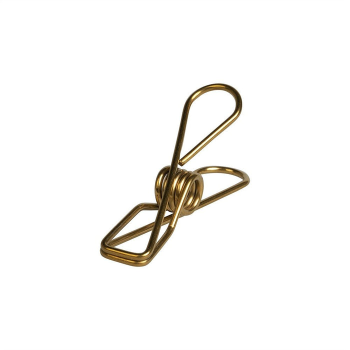 40 Gold Large Enviro Stainless Steel Clothes Pegs
