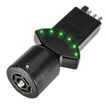 7-Pin to 4-Pin Trailer Adapter with LED Tester – 6 LED Indicators and Secure Tab