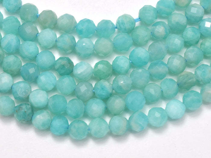 Amazonite Beads, 3.5mm Micro Faceted Round-BeadBasic