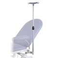 Asta portaflebo in alluminio MIA306 - 2 ganci in plastica