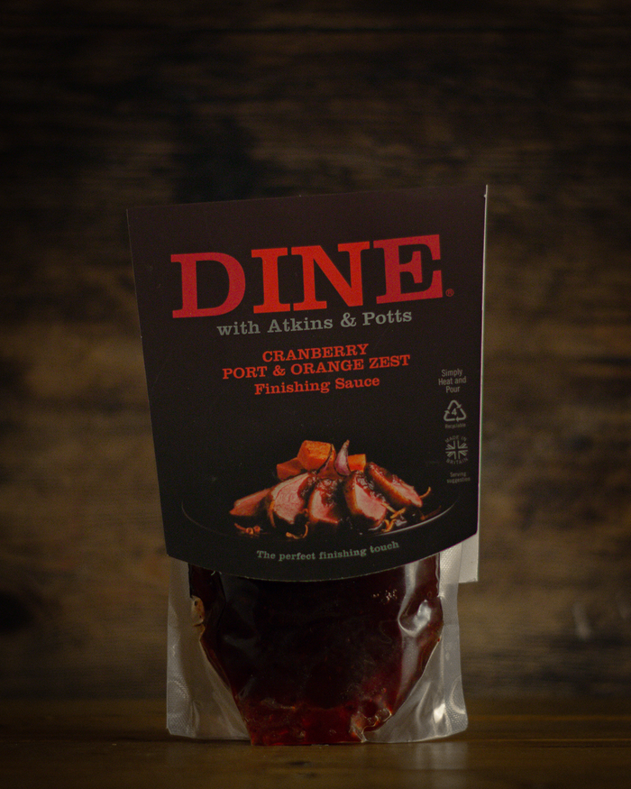 Atkins & Potts Cranberry, Port & Orange Zest Finishing Sauce