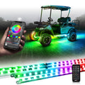AURA DreamColor Golf Cart LED Aluminum Underbody Glow LED Lighting Kit Bluetooth APP and Remote Control