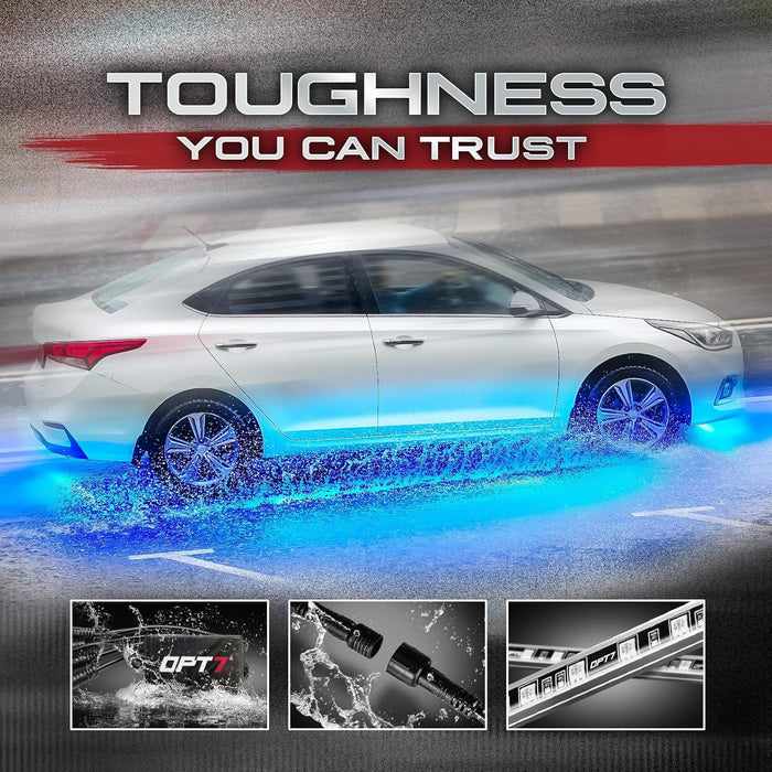 AURA Exterior Pack Bundle ( Wheel Well LED Kit + Grille LED Kit + Underglow LED Kit ) - Remote Control