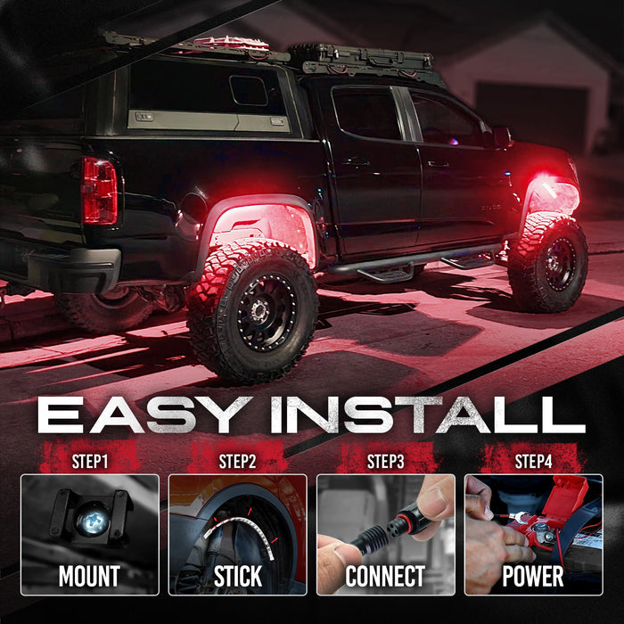 AURA Exterior Pack Bundle ( Wheel Well LED Kit + Grille LED Kit + Underglow LED Kit ) - Remote Control