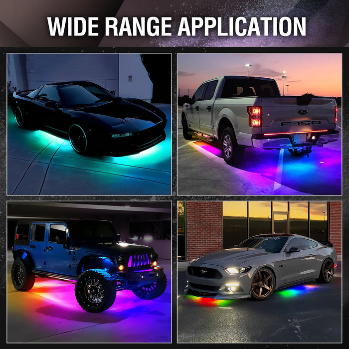 AURA LED Aluminum Underglow DreamColor Lighting Kit w-Remote