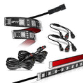 AURA LED Expansion Pack - (2) 12-Inch Strips with Splitters & Extensions